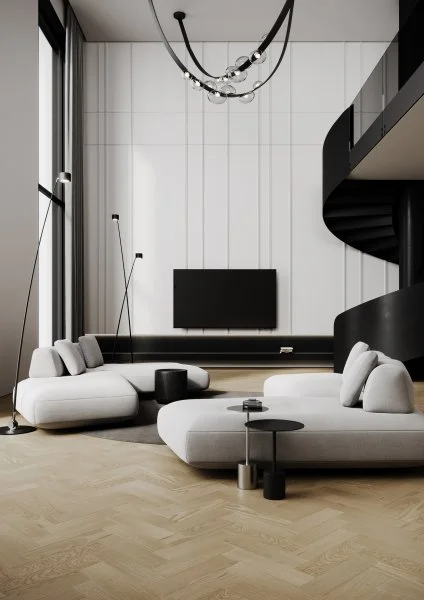 Паркетная доска Quartz Parquet Штучный паркет Дуб Бисквитный 44-1258-07 в Нижневартовске