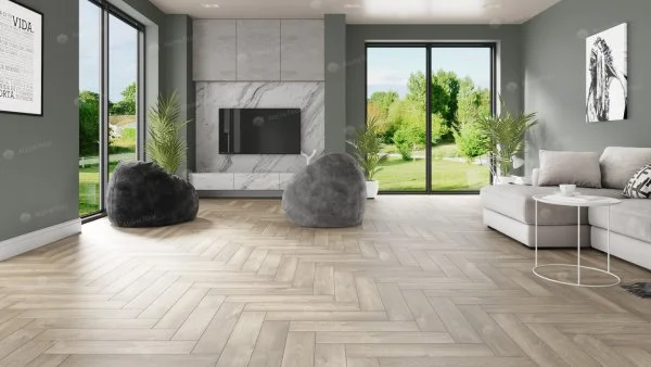 Кварц-виниловая плитка Alpine Floor Parquet Дуб Натуральный Отбеленный ЕСО 16-5 2.5 мм. 43 класс в Нижневартовске