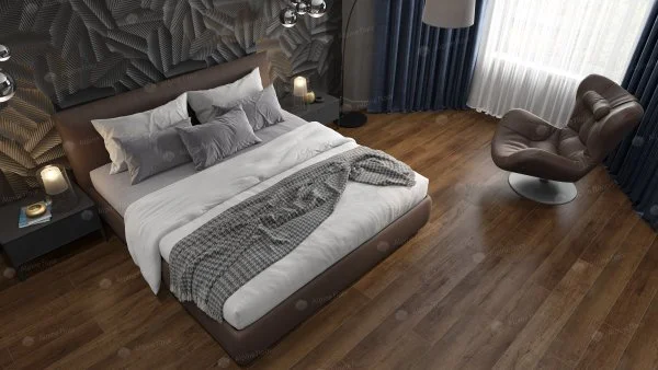 Кварц-виниловая плитка Alpine Floor Premium XL Дуб Шоколадный ЕСО 7-18, 8 мм. 43 класс в Нижневартовске