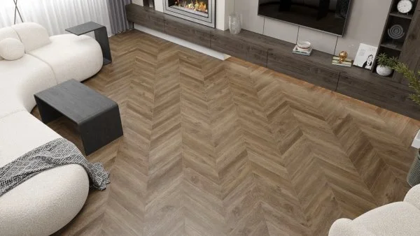 Кварц-виниловая плитка Alpine Floor Chevron Макадамия ECO 20-5 (2,5 мм. 43 класс) в Нижневартовске