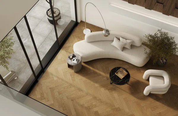 Паркетная доска Quartz Parquet Английская Ёлка Дуб Рустикальный 33-410 в Нижневартовске