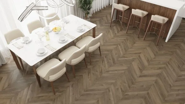 Кварц-виниловая плитка Alpine Floor Chevron Дуб Насыщенный ECO 20-4 (2,5 мм. 43 класс) в Нижневартовске