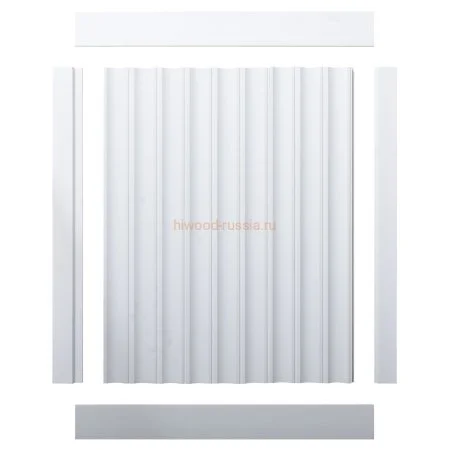 Финишный молдинг LF124A NP правый белый (42х12х2700мм) в Нижневартовске