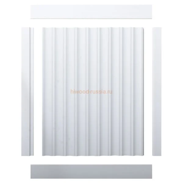 Финишный молдинг LF124A NP правый белый (42х12х2700мм) в Нижневартовске