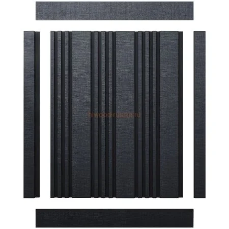 Финишный молдинг LF124B BK114K левый декорированный (31х12х2700мм) в Нижневартовске