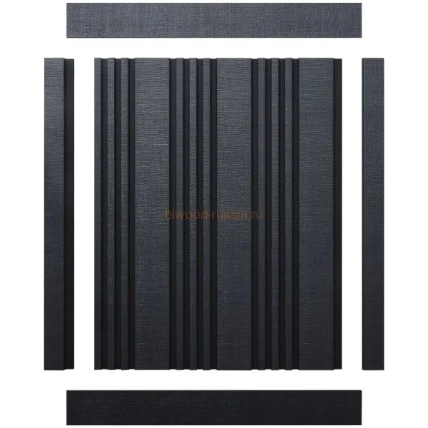 Финишный молдинг LF124B BK114K левый декорированный (31х12х2700мм) в Нижневартовске