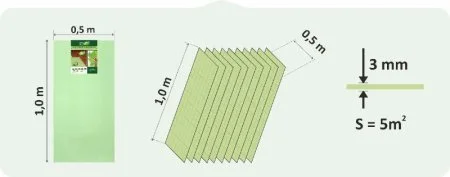 Подложка Солид 3мм листовая (5м2) в Нижневартовске