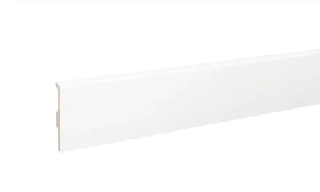 Плинтус дюрополимерный Bonkeel 01 Белый (80х14х2000 мм) в Нижневартовске