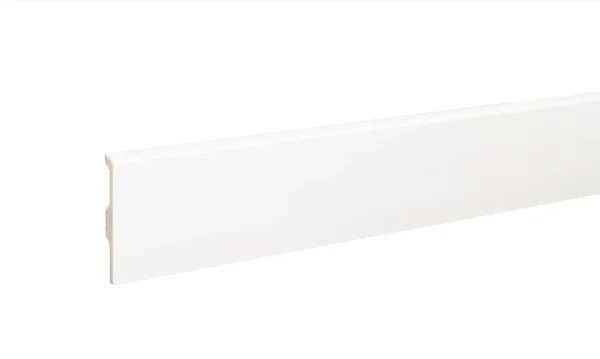 Плинтус дюрополимерный Bonkeel 01 Белый (80х14х2000 мм) в Нижневартовске