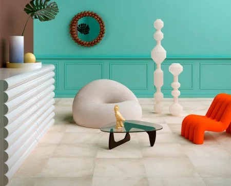 Керамогранит Coliseum Ривьера Уайт 60х60 (Натуральный и Реттифицированный) в Нижневартовске