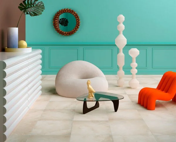 Керамогранит Coliseum Ривьера Уайт 60х60 (Натуральный и Реттифицированный) в Нижневартовске