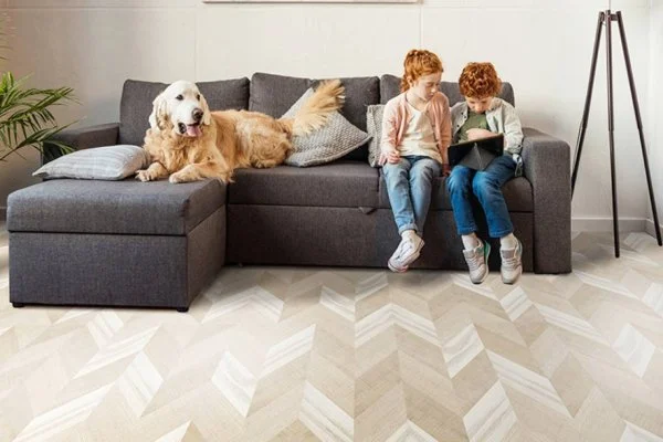 Пробковое покрытие CorkStyle Chevron Creme в Нижневартовске