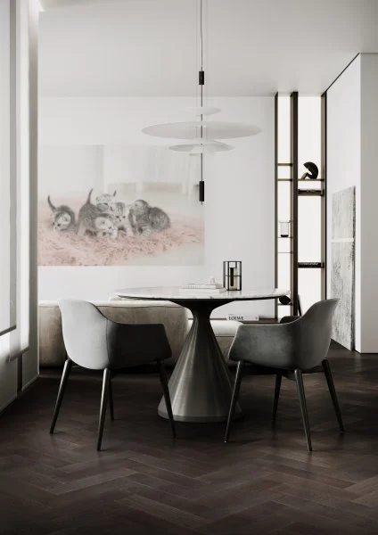 Паркетная доска Quartz Parquet Штучный паркет Дуб Смоляной 44-1258-01 в Нижневартовске