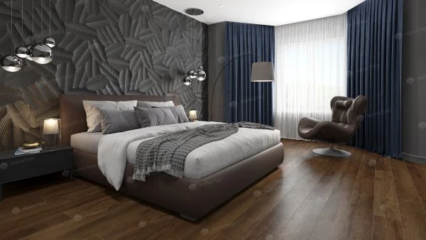 Кварц-виниловая плитка Alpine Floor Premium XL Дуб Шоколадный ЕСО 7-18, 8 мм. 43 класс в Нижневартовске