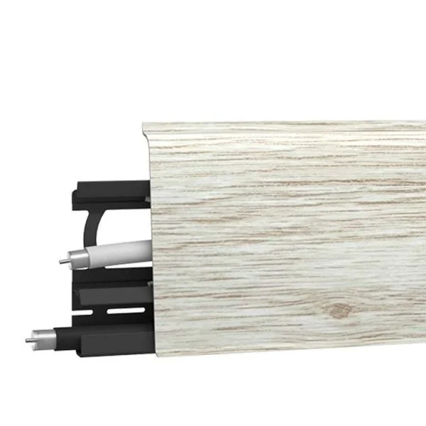 Плинтус пластиковый Arbiton INDO70 135 Дуб Платиновый 2,5 м в Нижневартовске