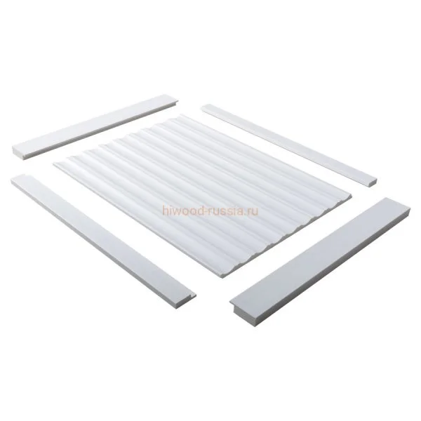 Финишный молдинг LF124A NP правый белый (42х12х2700мм) в Нижневартовске