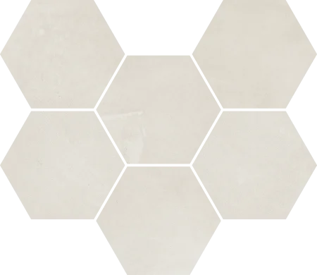 Керамогранит Italon Континуум Полар Мозаика Гексагон (Натуральная 25х29) в Нижневартовске