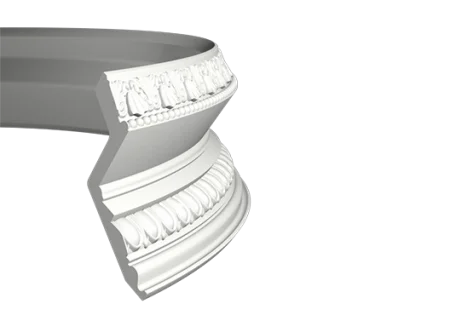 Карниз Европласт 1.50.137 гибкий 2,0 м в Нижневартовске