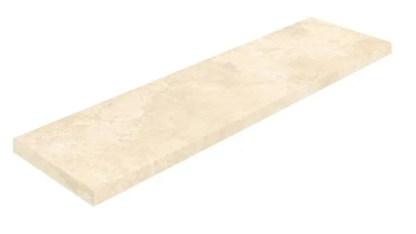 Керамогранит Coliseum Аурелия Уайт Ступень угловая левая (Натуральный, 33х120) в Нижневартовске