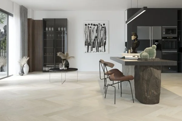 Паркетная доска Quartz Parquet Английская Ёлка Дуб Песочный 33-408 в Нижневартовске