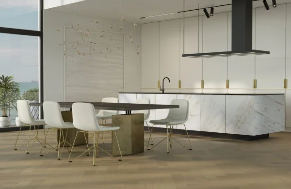 Паркетная доска Quartz Parquet Английская Ёлка Дуб Шампань 33-414 в Нижневартовске