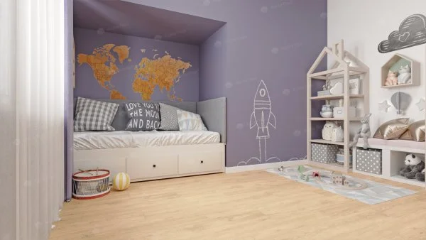 Каменно-полимерная плитка Alpine Floor Classic Дуб Ваниль Селект ECO 106-3, 4мм 43 класс в Нижневартовске