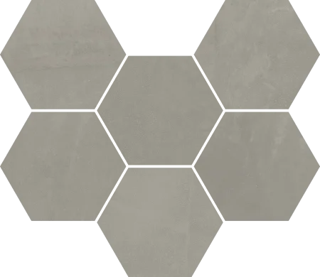 Керамогранит Italon Континуум Айрон Мозаика Гексагон (Натуральная 25х29) в Нижневартовске