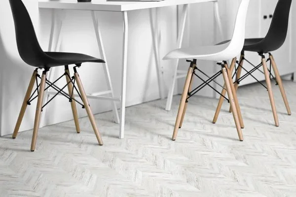 Пробковое покрытие CorkStyle Chevron White в Нижневартовске