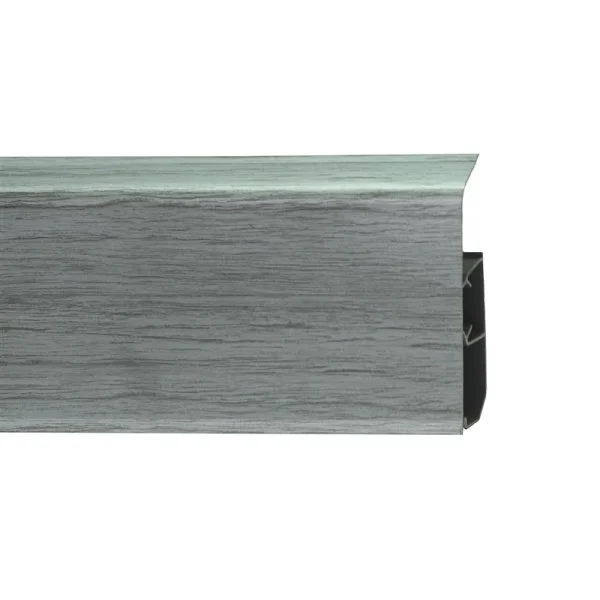 Пластиковый плинтус Royce №333 Серебристый Жемчуг (80х24х2200мм) в Нижневартовске