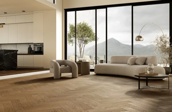 Паркетная доска Quartz Parquet Английская Ёлка Дуб Рустикальный 33-410 в Нижневартовске