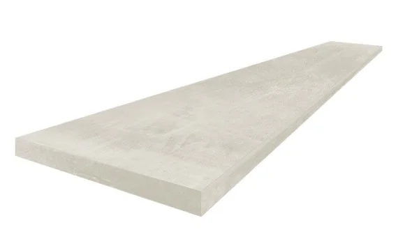 Керамогранит Coliseum Экспо Уайт Ступень угловая левая (Натуральный, 33х60) в Нижневартовске