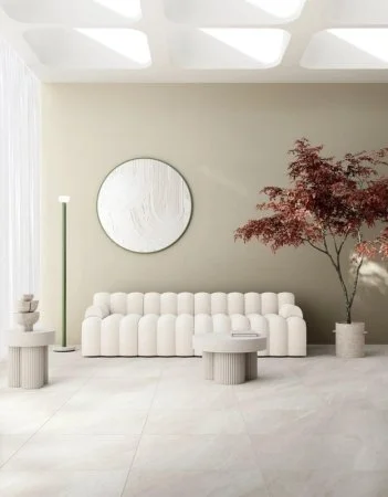 Керамогранит Coliseum Контеа Уайт 60х60 (Натуральный и Реттифицированный) в Нижневартовске