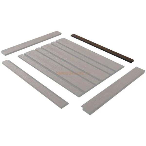 Финишный молдинг LF124B BR396K левый декорированный (31х12х2700мм) в Нижневартовске