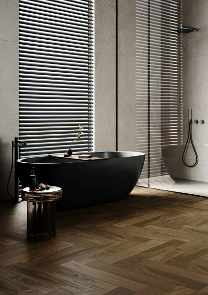 Паркетная доска Quartz Parquet Английская Ёлка Орех Американский 33-400-29 в Нижневартовске