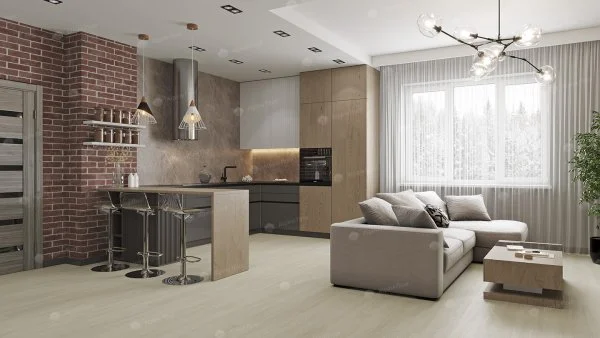 Каменно-полимерная плитка Alpine Floor Solo Plus Ленто ЕСО 14-501, 4 мм, 43 класс в Нижневартовске