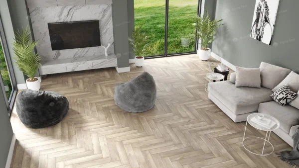 Кварц-виниловая плитка Alpine Floor Parquet Дуб Натуральный Отбеленный ЕСО 16-5 2.5 мм. 43 класс в Нижневартовске