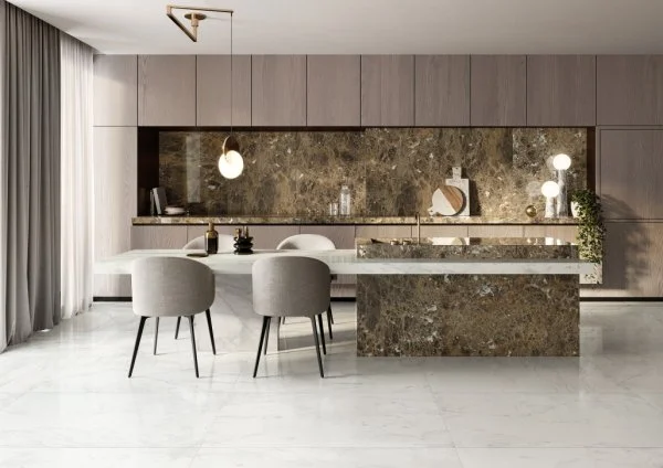 Керамогранит Italon Шарм Делюкс Бьянко Микеланджело 60х120 (Паттинированная и реттифицированная) в Нижневартовске