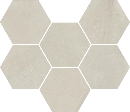 Керамогранит Italon Континуум Пьюр Мозаика Гексагон (Натуральная 25х29) в Нижневартовске