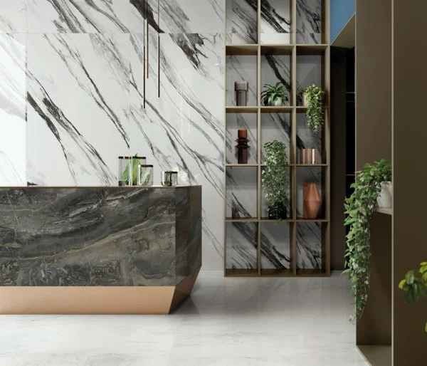 Керамогранит Italon Шарм Делюкс Бьянко Микеланджело 80х160 (Люкс и реттифицированная) в Нижневартовске