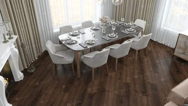 Каменно-полимерная плитка Alpine Floor Real Wood Дуб Мокка ECO 2-2, 6 мм 43 класс в Нижневартовске