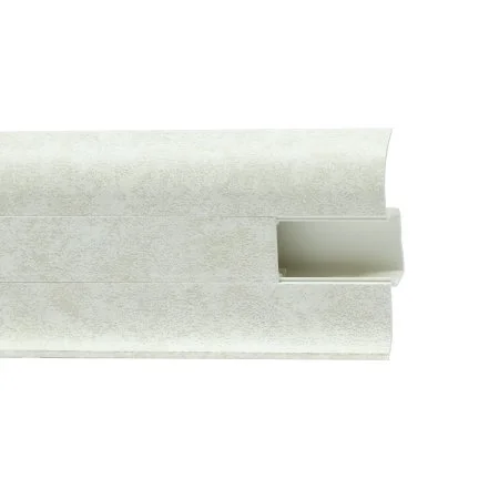 Пластиковый плинтус Royce №860 Белый Кварц (58х22х2200мм) в Нижневартовске