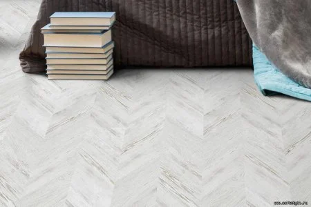 Пробковое покрытие CorkStyle Chevron White в Нижневартовске