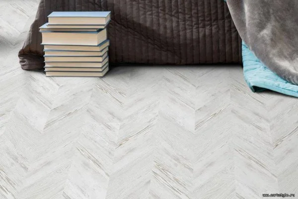 Пробковое покрытие CorkStyle Chevron White в Нижневартовске