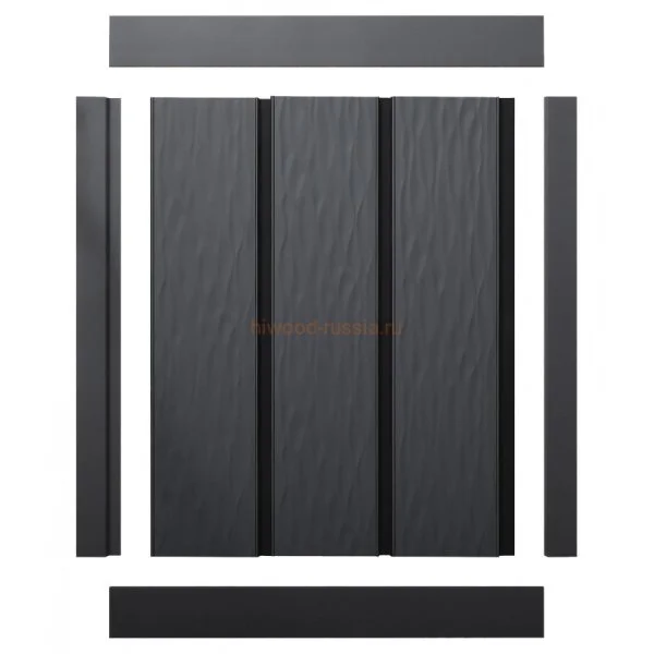 Финишный молдинг LF124A GR15K правый декорированный (42х12х2700мм) в Нижневартовске