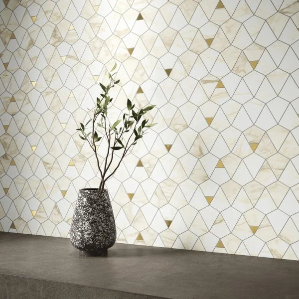 Керамогранит Italon Этернум Каррара Мозаика Вертекс 25.8х30 (Натуральная) в Нижневартовске